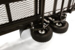 Black Machined Alloy Dual Axle Flatbed Trailer Kit for 1/10 Scale RC Vehicles - Image 4
