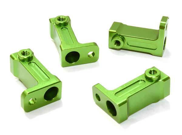 C26723GREEN Billet Machined Side Rail Mount (2) for Axial 1/10 SCX-10 Scale Crawler - Image 1