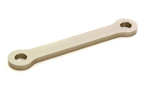 C26734GREY Billet Machined Front Arm Brace for HPI 1/10 Jumpshot MT, SC & ST - Image 1