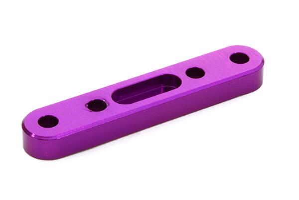 C26735PURPLE Billet Machined Front Arm Brace for Vaterra Twin Hammers 1.9 Rock Racer - Image 1