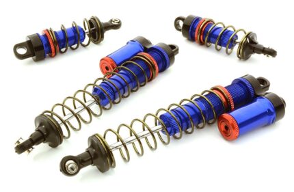 Billet Machined Piggyback Shock Set for Vaterra Twin Hammers 1.9 Rock Racer