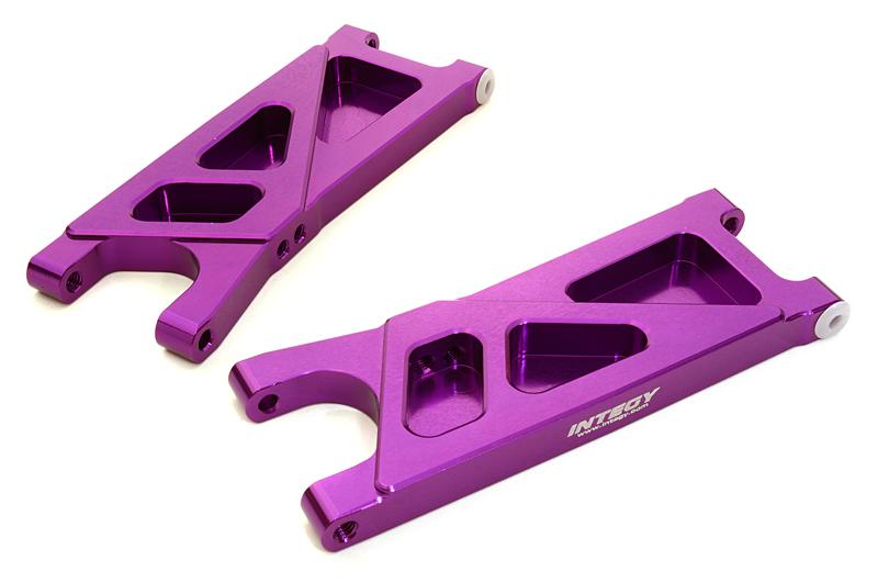 C26740PURPLE Billet Machined Rear Suspension Arm for HPI 1/10 Jumpshot MT, SC & ST - Image 1