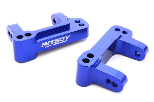 C26743BLUE Billet Machined Caster Blocks for HPI 1/10 Jumpshot MT, SC & ST - Image 1