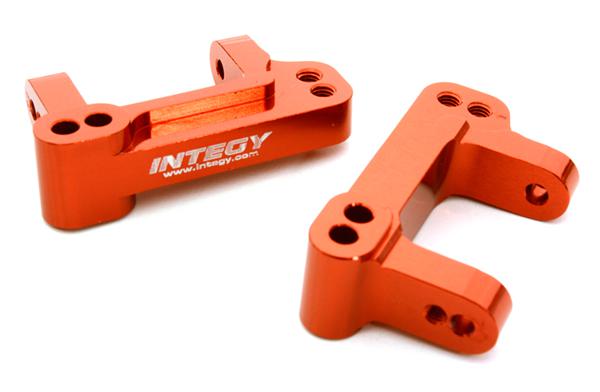 C26743RED Billet Machined Caster Blocks for HPI 1/10 Jumpshot MT, SC & ST - Image 1