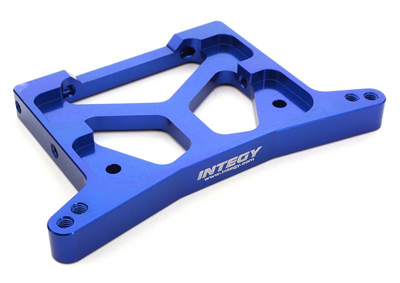 C26745BLUE Billet Machined Rear Shock Tower for HPI 1/10 Jumpshot MT, SC & ST - Image 1