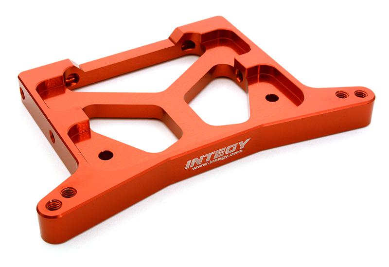 C26745RED Billet Machined Rear Shock Tower for HPI 1/10 Jumpshot MT, SC & ST - Image 1