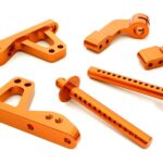 Billet Machined Front Body Mount Set for HPI 1/10 Jumpshot MT & ST