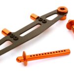 Billet Machined Rear Body Mount Set for HPI 1/10 Jumpshot MT, SC & ST