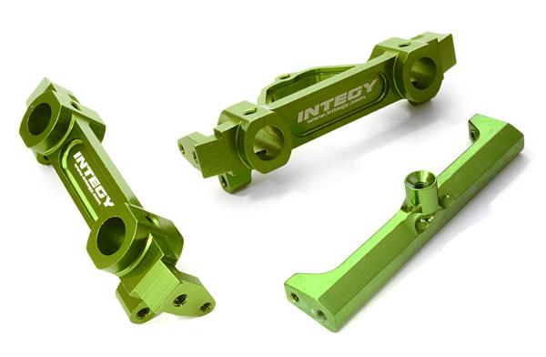 C26751GREEN Billet Machined Brace & F/R 43/40mm Type Bumper Mount for Axial SCX-10 Crawler - Image 1
