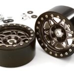 Billet Machined 12 Spoke Off-Road 2.2 Size Wheel (2) for 1/10 Rock Crawler