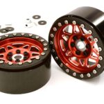 Billet Machined 12 Spoke Off-Road 2.2 Size Wheel (2) for 1/10 Rock Crawler