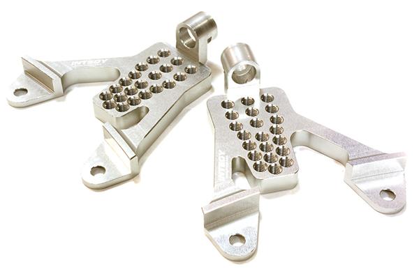 C26766SILVER Billet Machined Front Shock Tower for Axial SCX-10 Scale Crawler - Image 1