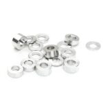 Billet Machined 16pcs Aluminum M3x6 Washer Spacer (0.5, 1, 2, 3mm)