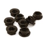 M5 Size Serrated 5mm Wheel Nut Flanged 8pcs for Most 1/10 Scale
