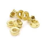 M5 Size Serrated 5mm Wheel Nut Flanged 8pcs for Most 1/10 Scale