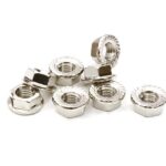 M5 Size Serrated 5mm Wheel Nut Flanged 8pcs for Most 1/10 Scale