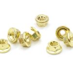 M3 Size Serrated 3mm Wheel Nut Flanged 8pcs for Most 1/10 Scale