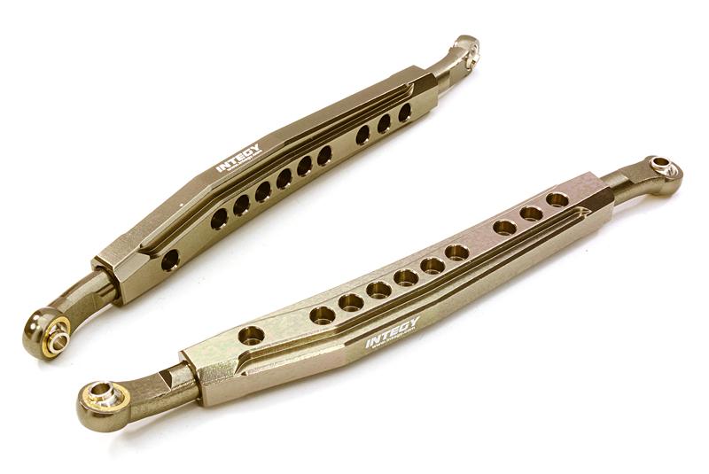 C26805GUN Billet Machined Lower Suspension 128mm Links for Axial Wraith 2.2 - Image 1