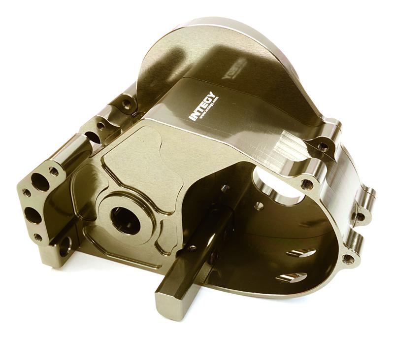 C26833GREY Billet Machined Gearbox Housing for HPI 1/10 Jumpshot MT, SC & ST - Image 1