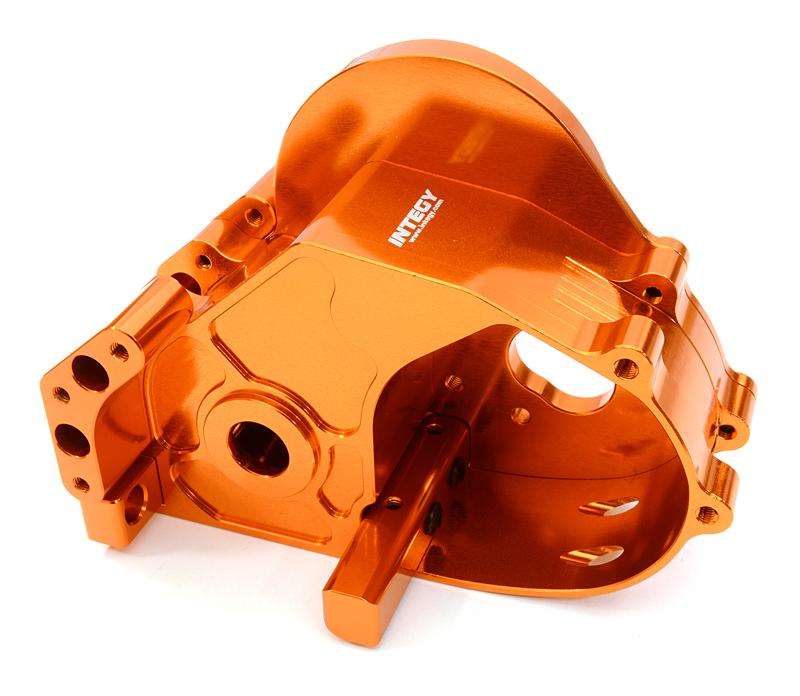 C26833ORANGE Billet Machined Gearbox Housing for HPI 1/10 Jumpshot MT, SC & ST - Image 1