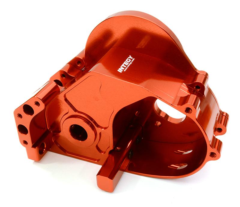 C26833RED Billet Machined Gearbox Housing for HPI 1/10 Jumpshot MT, SC & ST - Image 1