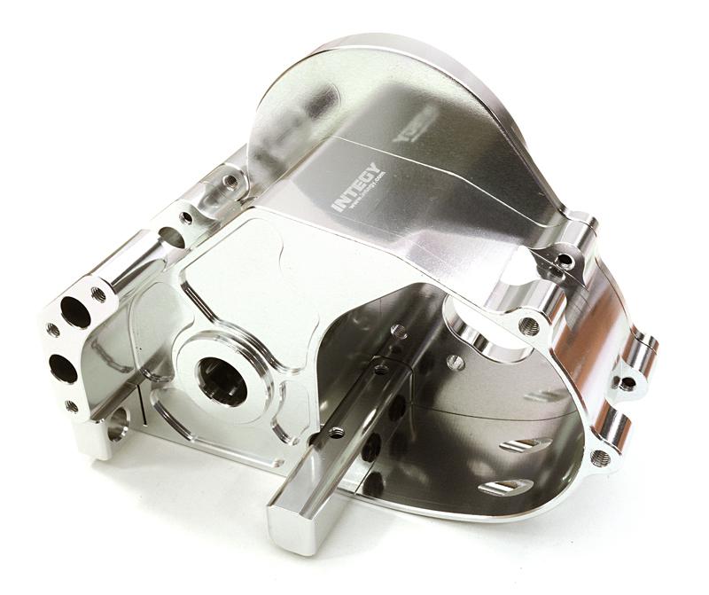 C26833SILVER Billet Machined Gearbox Housing for HPI 1/10 Jumpshot MT, SC & ST - Image 1