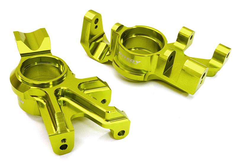 C26838GREEN Machined Steering Knuckles for Traxxas X-Maxx 4X4 Req. 20x27x4mm Bearings 7737 - Image 1