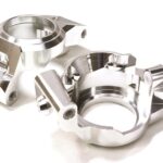 Silver Billet Machined Caster Blocks for Traxxas X-Maxx 4X4 Upgrade 7732