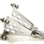 Machined Alloy Spare Tire Mount w/12mm Hex for 1/10 Scale Rock Crawler