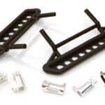 Plastic Realistic Side Step Set w/ Alloy Mounts for SCX-10, Dingo, Honcho & Jeep