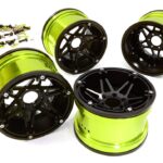 Machined 6 Spoke 2.2 6-Bolt Type Wheels for 1/10 Scale Rock Crawler W=43mm