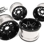 Machined 6 Spoke 2.2 6-Bolt Type Wheels for 1/10 Scale Rock Crawler W=43mm