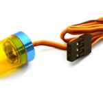 T4 Realistic Roof Top Flashing Light LED w/ 13mm Plastic Housing for 1/10 Scale