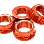 Billet Machined Serrated 23mm Hex Wheel Nut(4) for 1/10 & 1/8 Size Monster Truck