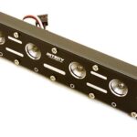 Realistic Roof Top LED Light Bar w/Metal Housing 125x18x27mm for 1/10, 1/8 & 1/5