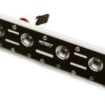 Realistic Roof Top LED Light Bar w/Metal Housing 125x18x27mm for 1/10, 1/8 & 1/5