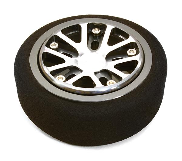 C26897GUN Billet Aluminum T3 Steering Wheel for Futaba 4PX/7PX Controllers - Image 1