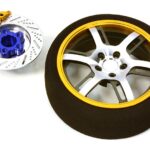 Billet Machined Alloy 6 Spoke Steering Wheel Set for Traxxas Radio Transmitter