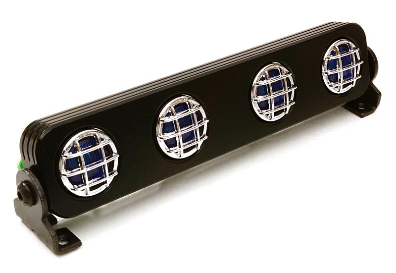 C26913BLUE Realistic Roof Top SMD LED Light Bar 113x18x26mm for 1/10 Scale Crawler - Image 1