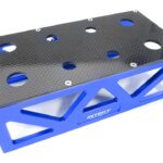 Alloy HD Composite On-Road Car Stand Workstation for 1/10 & 1/8 Size 198x98x63mm