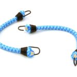 1/10 Model Scale 4x100mm Bungee Elastic Cord Strap w/ Hooks for Off-Road Crawler