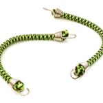 1/10 Model Scale 4x100mm Bungee Elastic Cord Strap w/ Hooks for Off-Road Crawler