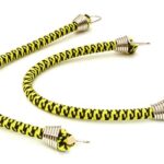 1/10 Model Scale 4x150mm Bungee Elastic Cord Strap w/ Hooks for Off-Road Crawler