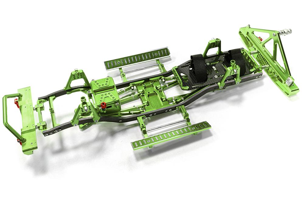 C26937GREEN Composite Ladder Frame Chassis Kit w/ Hop-up Combo for SCX-10, Dingo Honcho Jeep - Image 1