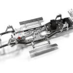 Composite Ladder Frame Chassis Kit w/ Hop-up Combo for SCX-10, Dingo Honcho Jeep