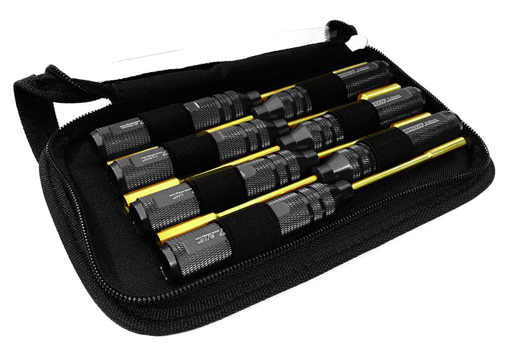 C26938BLACK ProGrip Hex Nut Driver Set 4.5, 5, 5.5, 7mm & 3/16, 1/4, 11/32 Size - Image 1