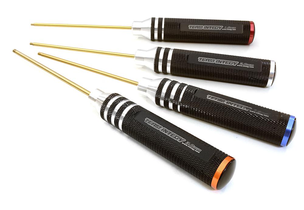 C26939 Allen Hex Wrench Set Metric Size (4pcs) w/Color Coded End-Cap 1.5, 2.0, 2.5, 3.0 - Image 1