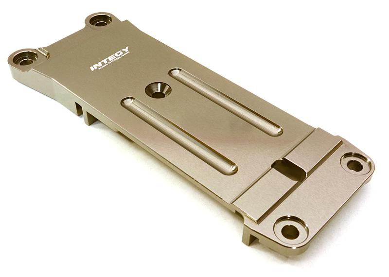 C26950GREY Billet Machined Rear Chassis Brace Tie Bar Mount for Traxxas X-Maxx 4X4 7716 - Image 1