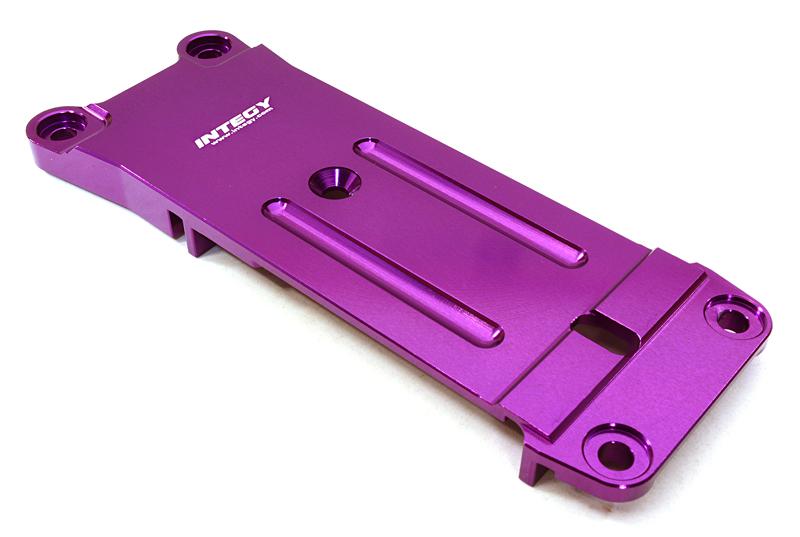 C26950PURPLE Billet Machined Rear Chassis Brace Tie Bar Mount for Traxxas X-Maxx 4X4 7716 - Image 1