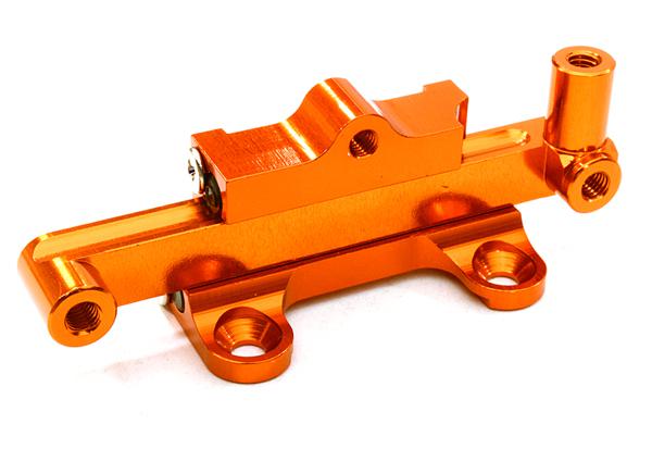 C26957ORANGE Billet Machined Steering Rack & Bar for Vaterra Twin Hammers 1.9 Rock Racer - Image 1
